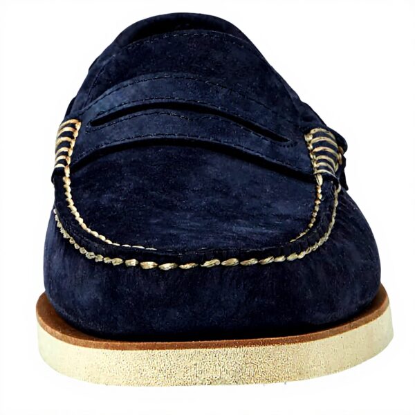 Sperry Chaussures Bateau Homme Cuir Nubuck Bleu Marine