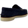 Sperry Chaussures Bateau Homme Cuir Nubuck Bleu Marine