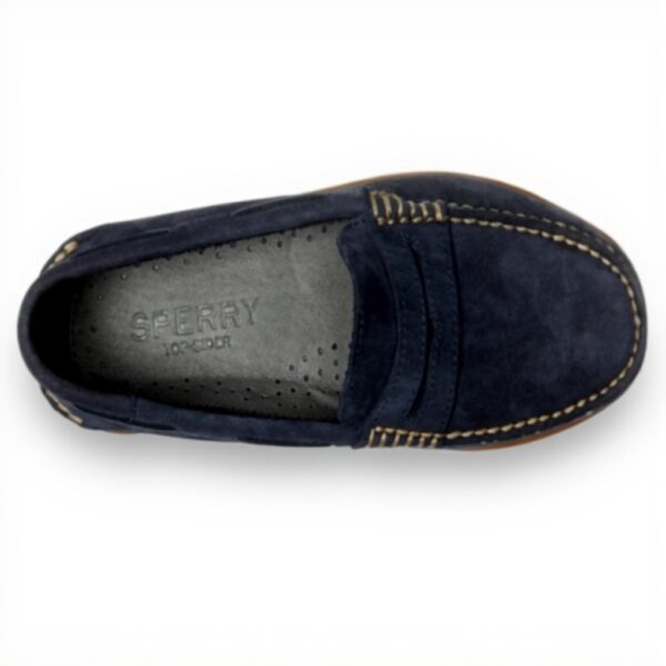 Sperry Chaussures Bateau Homme Cuir Nubuck Bleu Marine