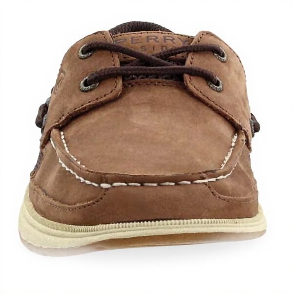 Sperry Chaussures bateau à lanière garçon cuir marron