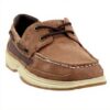 Sperry Chaussures bateau à lanière garçon cuir marron
