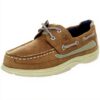 Sperry Chaussures bateau enfants cuir laçage 361 degrés