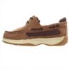 Sperry Chaussures bateau à lanière garçon cuir marron
