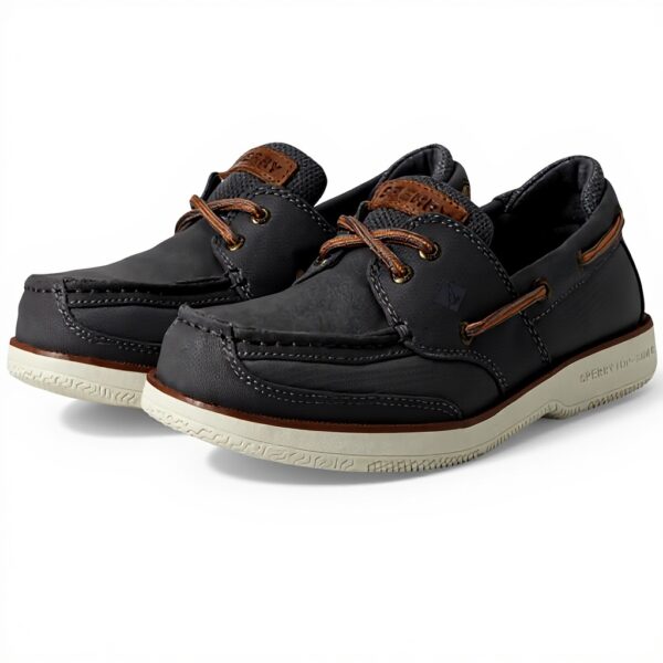 Sperry Chaussures bateau homme gris 2 œillets coton