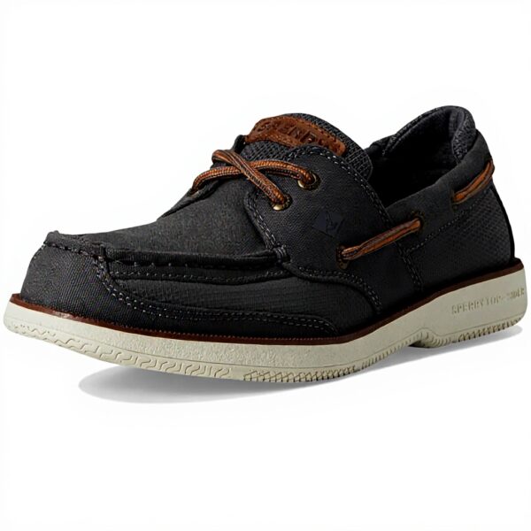 Sperry Chaussures bateau homme gris 2 œillets coton