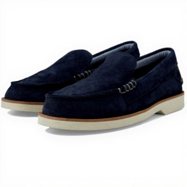 Chaussures bateau Sperry homme nubuck bleu marine confort