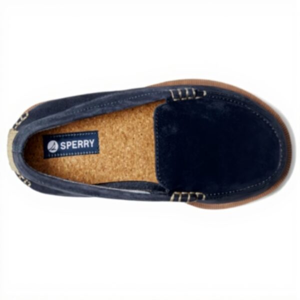 Chaussures bateau Sperry homme nubuck bleu marine confort
