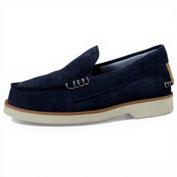Chaussures bateau Sperry homme nubuck bleu marine confort