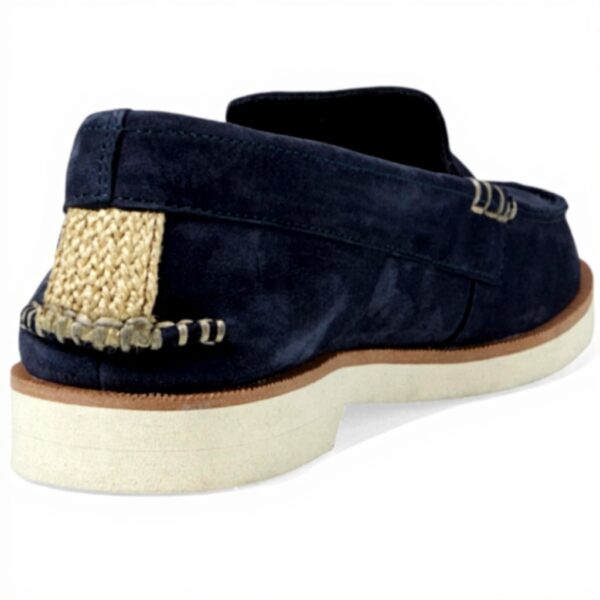 Chaussures bateau Sperry homme nubuck bleu marine confort