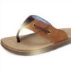 Sperry Baitfish Thong Sandales Homme Cuir Confort Plage