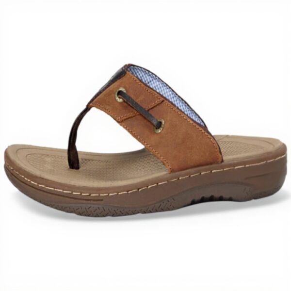 Sperry Baitfish Thong Sandales Homme Cuir Confort Plage