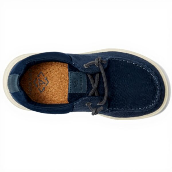 Sperry Capt MOC Basket Homme Bleu Marine Confortable