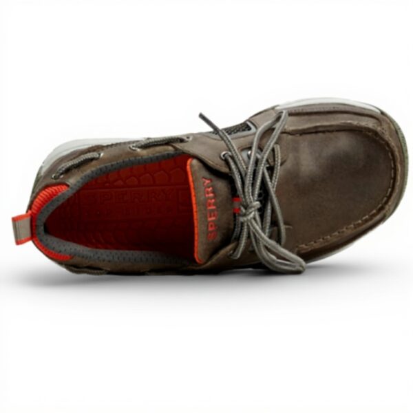 Sperry Sea Kite Sport Moc Chaussure Bateau Homme Gris Cuir