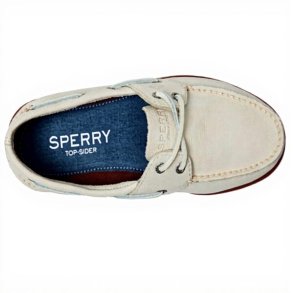 Sperry Leeward Chaussures Bateau Nubuck Blanc Homme 42 EU