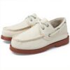 Sperry Leeward Chaussures Bateau Nubuck Blanc Homme 42 EU