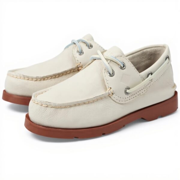Sperry Leeward Chaussures Bateau Nubuck Blanc Homme 42 EU