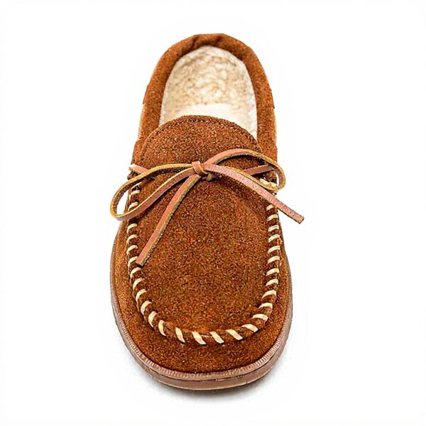 Chaussons mocassins homme Sperry daim doublure berbere