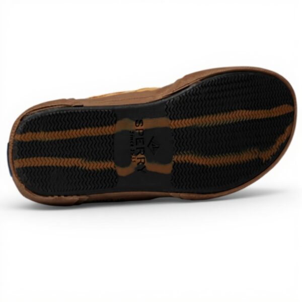 Sperry Soletide Basket Homme Cuir Perforé Chaussures Mode