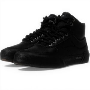 Sperry Soletide Basket Homme Cuir Perforé Chaussures Mode