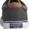 Sperry Striper II CVO Core Basket Homme Toile Noir-6