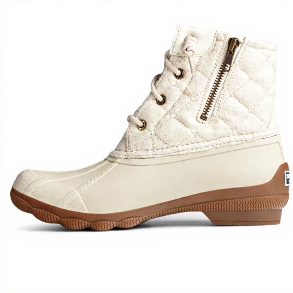 Bottes Duck Boot Sperry Femme Ivoire Quilt Imperméables