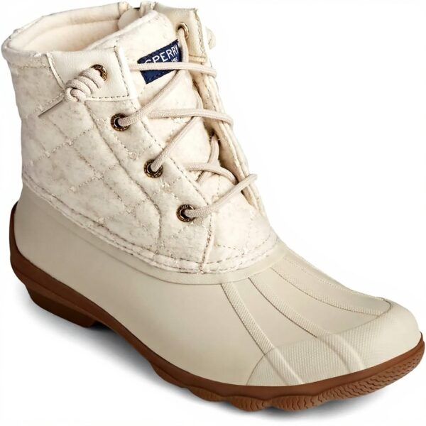 Bottes Duck Boot Sperry Femme Ivoire Quilt Imperméables