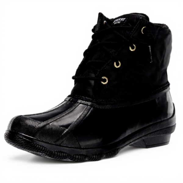 Bottes Duck Boot Sperry Femme Quilt Imperméable Noir