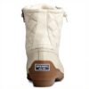 Bottes Duck Boot Sperry Femme Ivoire Quilt Imperméables