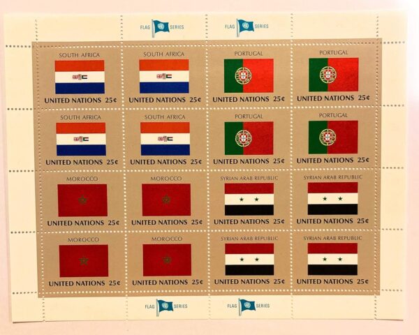 Timbres collection Nations Unies 1989 Portugal Maroc Syrie-0