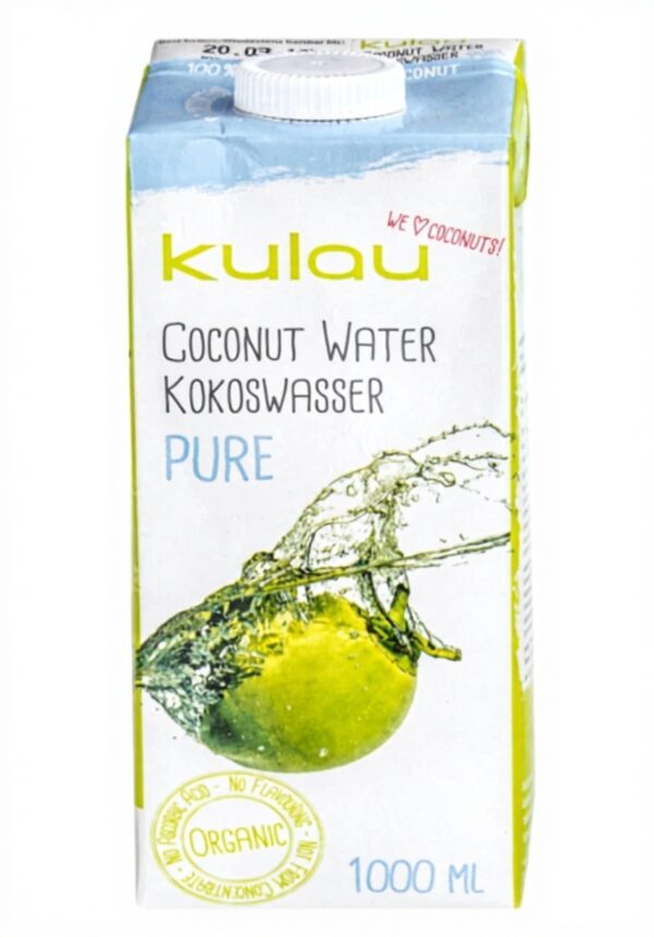 Eau de coco bio Kulau 1L pure isotonique naturelle