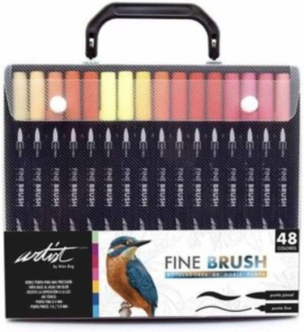 Marqueurs Alex Bog multicolores pointe fine dessin créatif-0