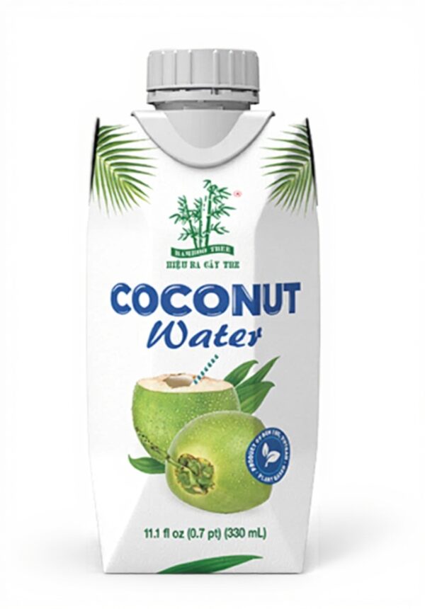 Eau de coco Bamboo Tree naturelle saine Vietnam 330 ml