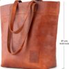 Cabas femme Berliner Bags Cassie cuir véritable vintage-7