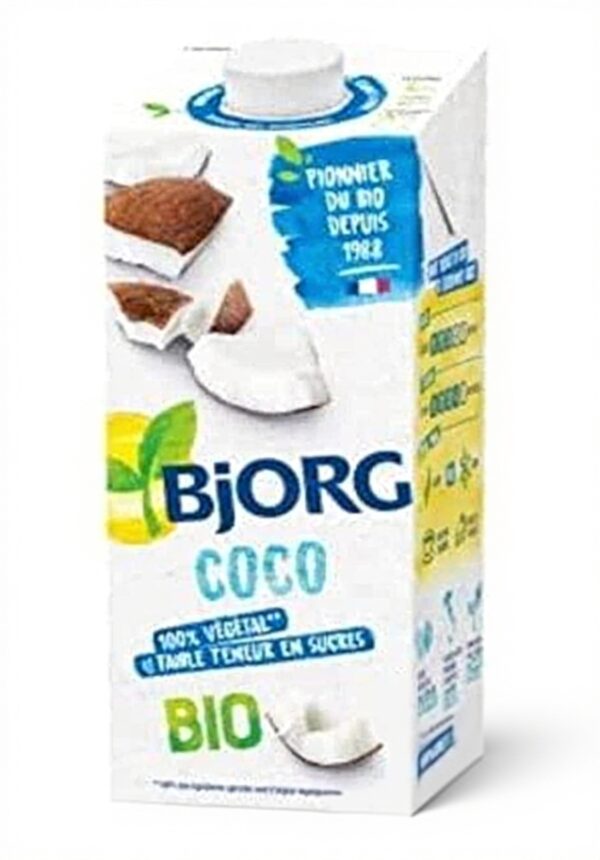 Boisson coco bio Bjorg faible en sucres végétalienne 1L