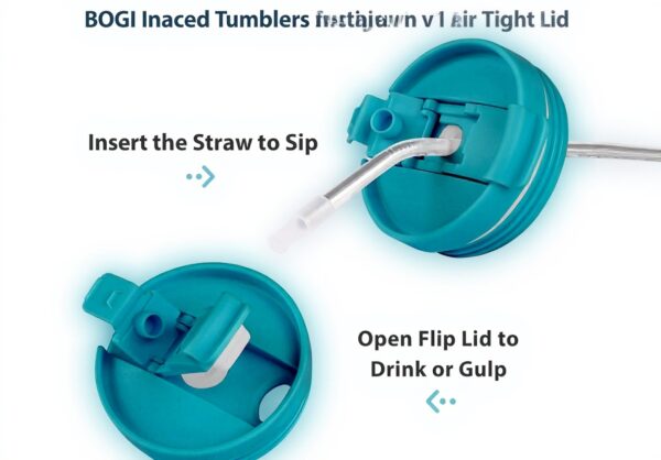 Gobelet isotherme BOGI 1200ml acier inoxydable poignée