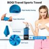 Serviette de voyage microfibre BOGI séchage rapide compacte