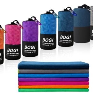 Serviette de voyage microfibre BOGI séchage rapide compacte
