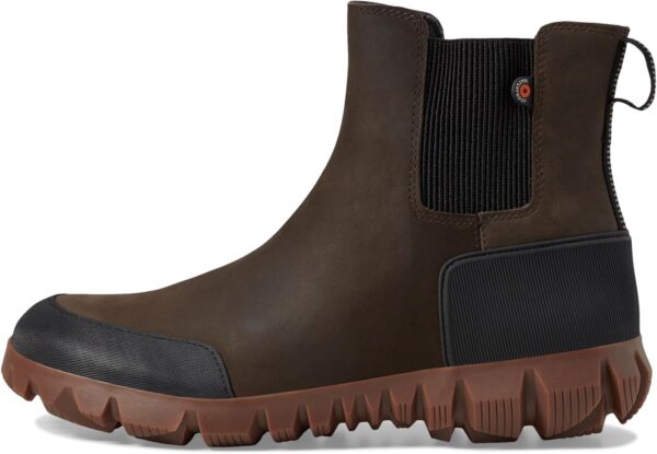 Bottes Chelsea BOGS Arcata Cuir Urbain Imperméable Garçon-3