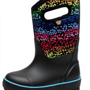 Bottes de pluie enfant BOGS imperméables pois arc en ciel