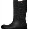 Bottes de neige BOGS femme imperméables carreaux Whiteout