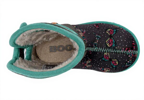 Bottes bébé imperméables Bogs Chiots Gris foncé unisexe