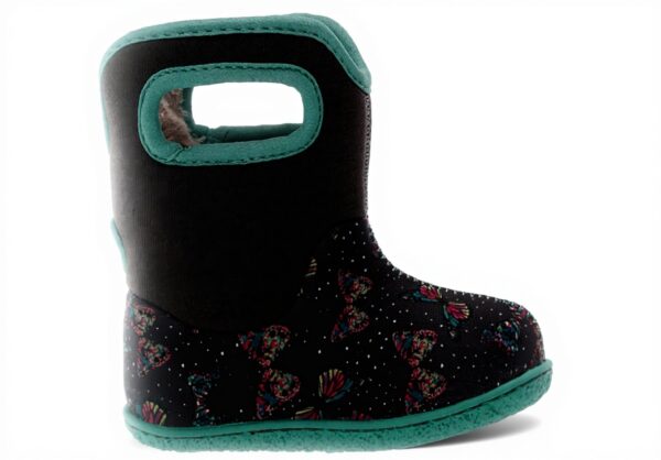 Bottes bébé imperméables Bogs Chiots Gris foncé unisexe