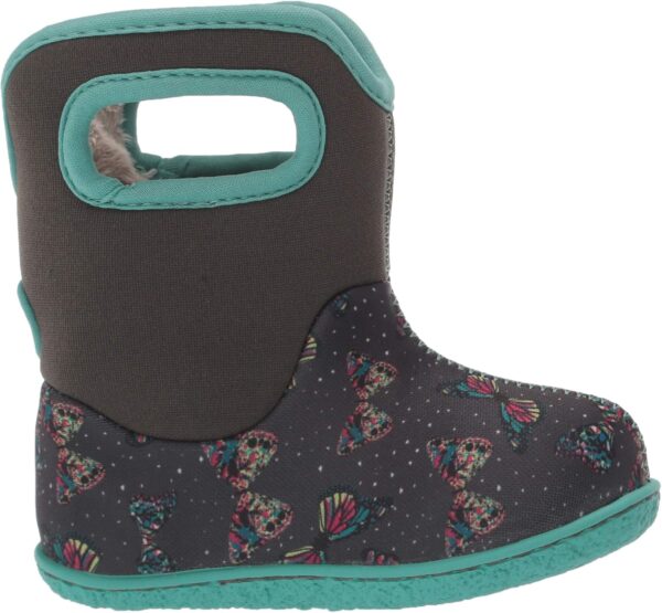 Bottes bébé imperméables Bogs Chiots Gris foncé unisexe-5