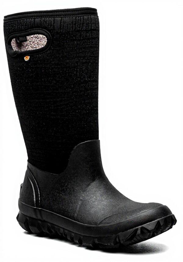 Bottes de neige BOGS Whiteout Cracks femme cuir imperméable