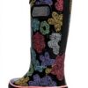 Bottes de pluie BOGS Airbrush Flowers enfant imperméables