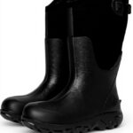 Bottes de pluie BOGS femme imperméables sans couture noir