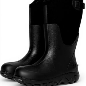 Bottes de pluie BOGS femme imperméables sans couture noir