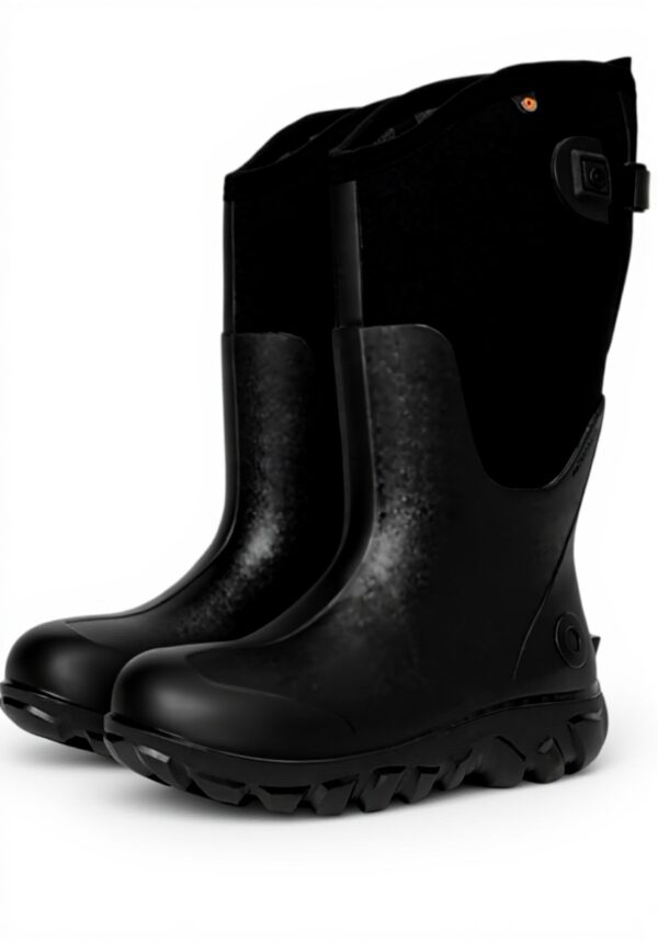 Bottes de pluie BOGS femme imperméables sans couture noir