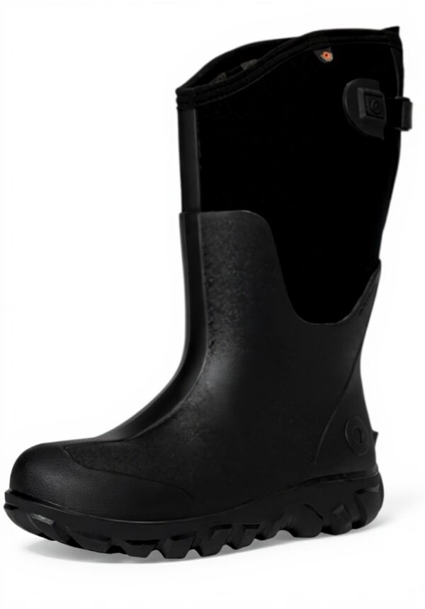 Bottes de pluie BOGS femme imperméables sans couture noir