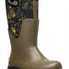 Bottes de pluie femme BOGS imperméables sans couture Olive